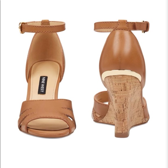 Nine West Lilly Wedge Sandals Size 10M - Picture 5 of 7